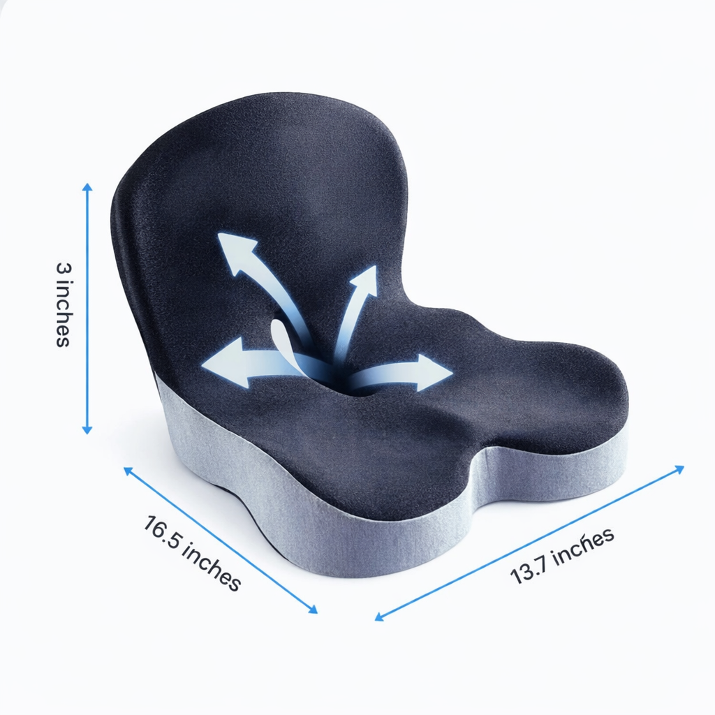 SitAlign - Ergonomic Memory Foam Seat