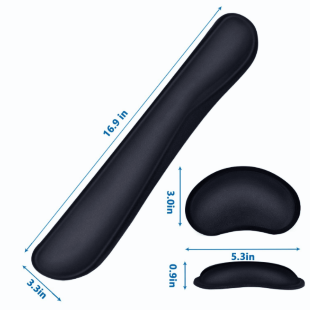 WristFlex – Keyboard & Mouse Wrist Rest Set